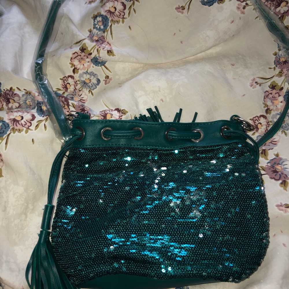 Sequin purse
